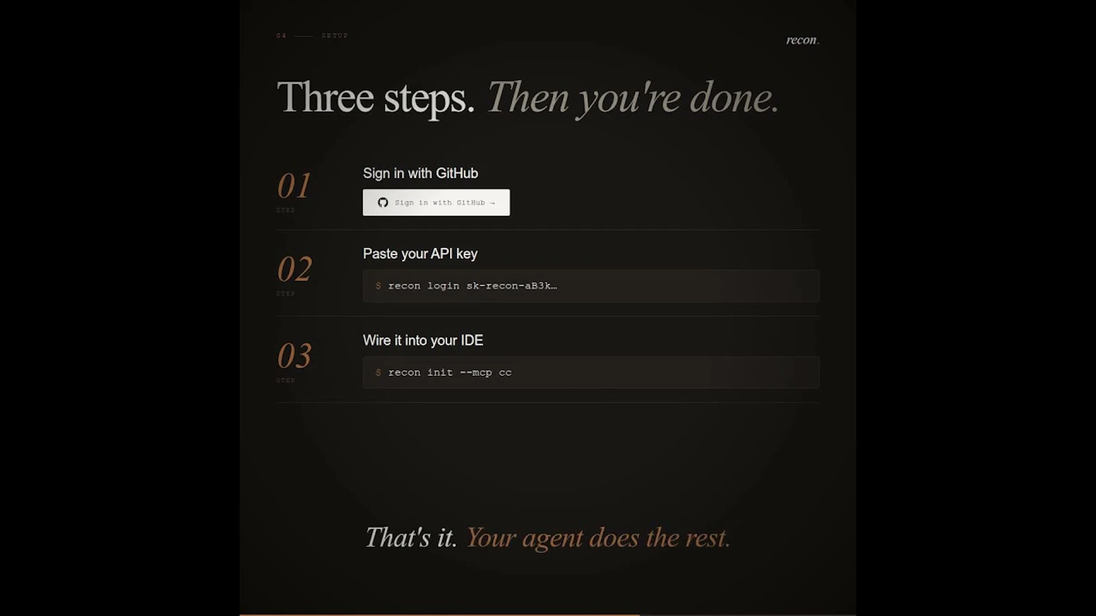 recon screenshot 1 (video preview)