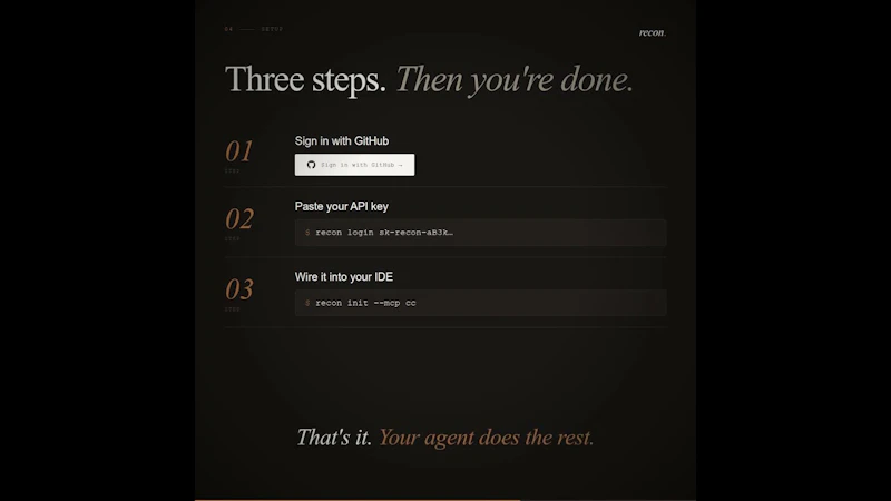 recon screenshot 1 (video preview)