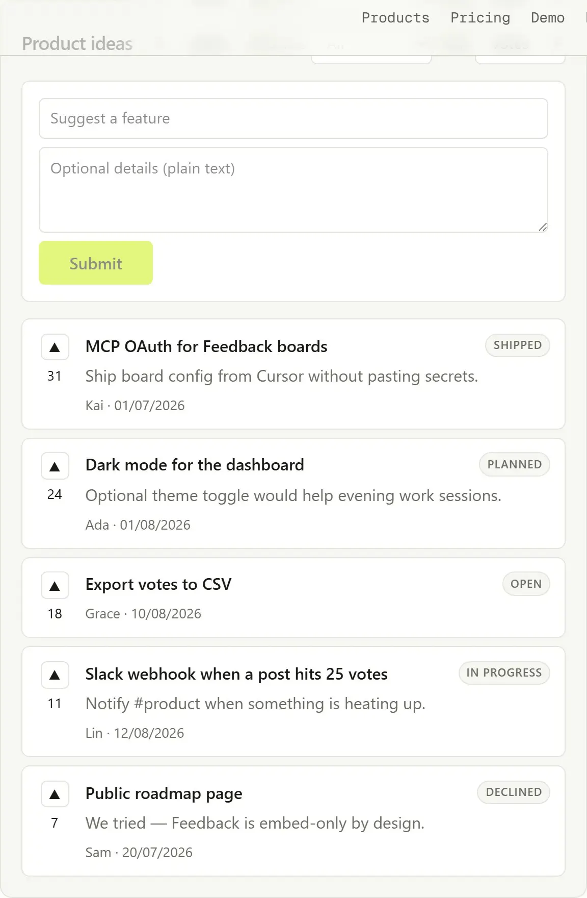 Bootstrapware Feedback gallery image