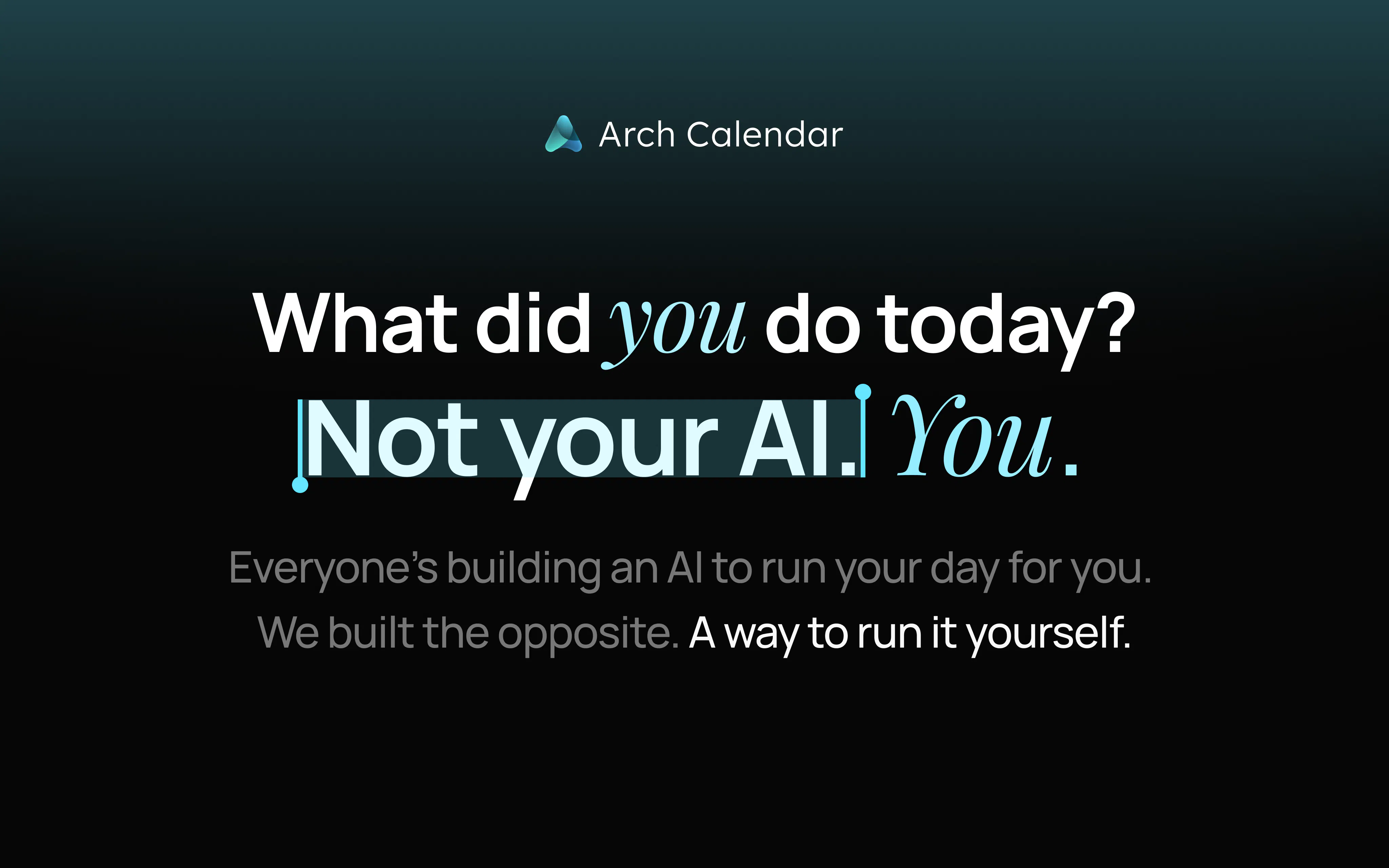 Arch Calendar screenshot 1