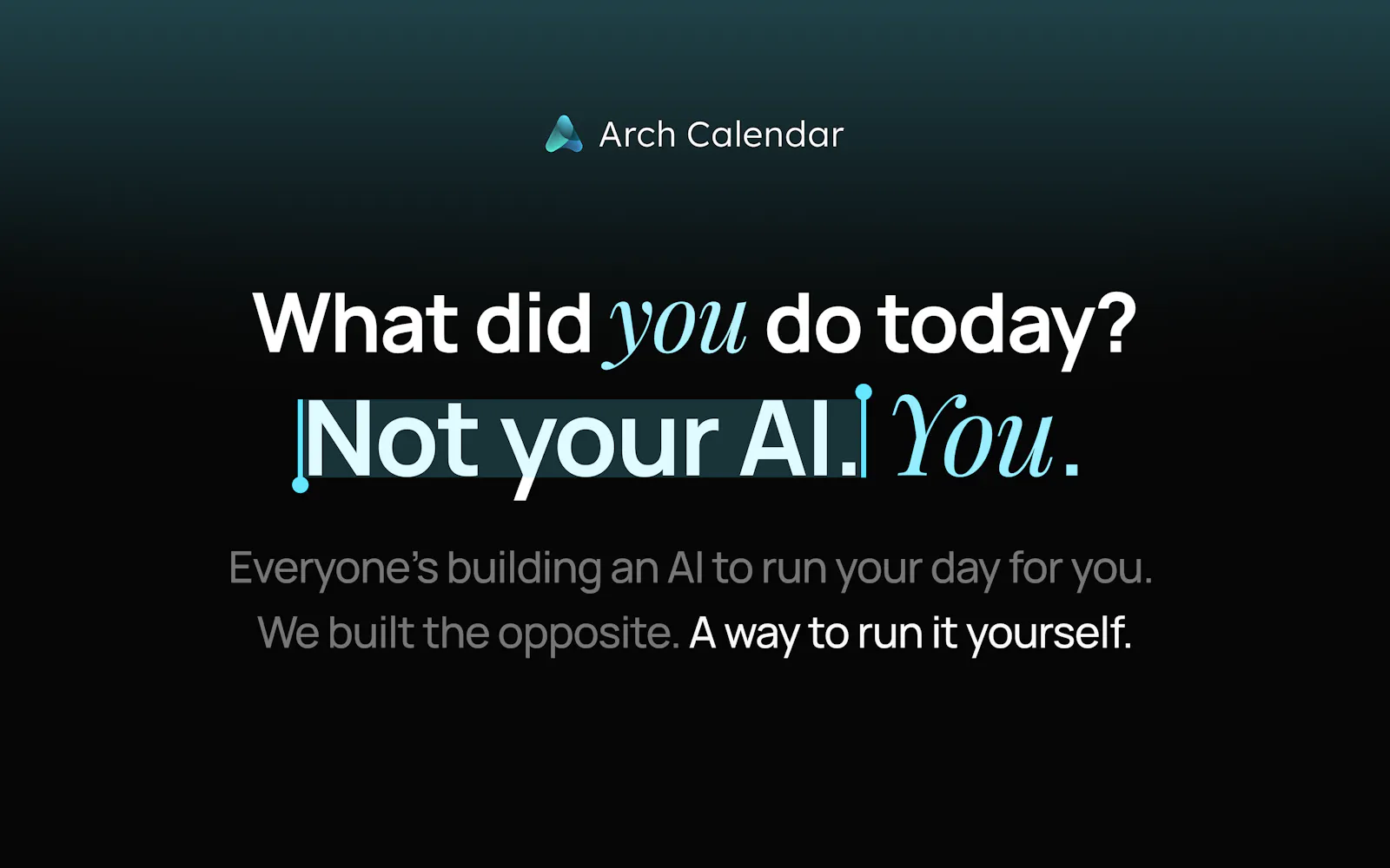 Arch Calendar screenshot 1