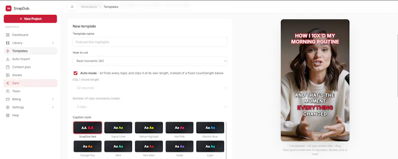 SnapDub screenshot 2