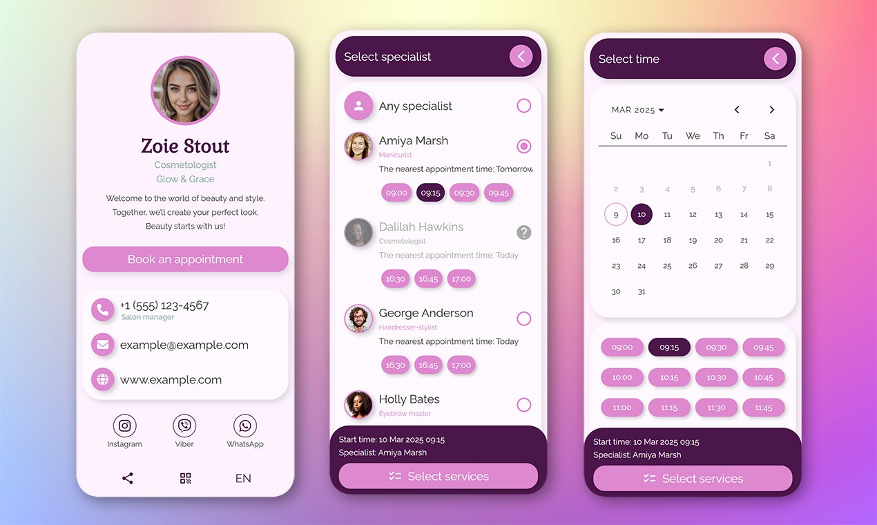 ERPHY - Multilingual booking website + CRM & reminders media 2