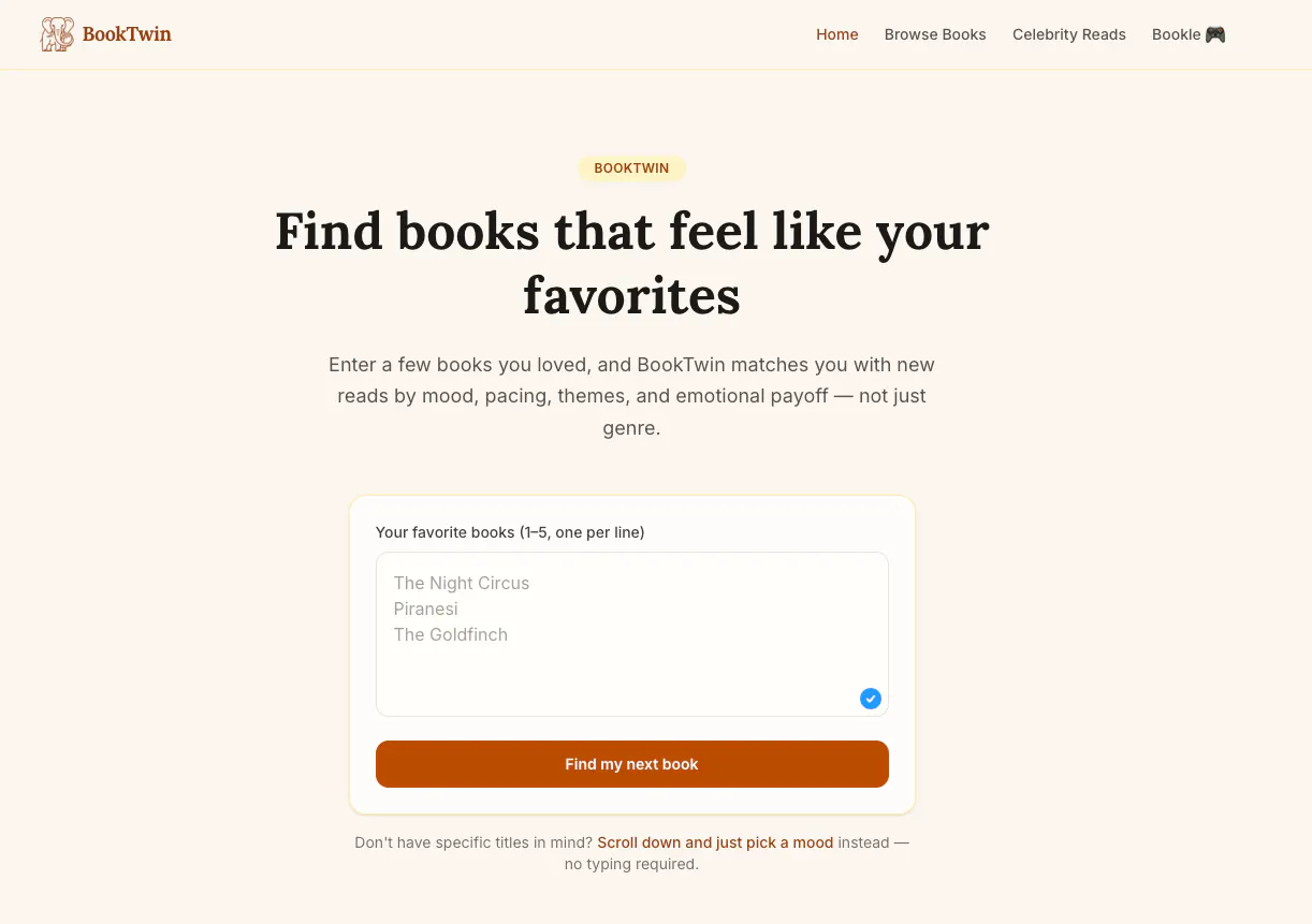 BookTwin gallery image
