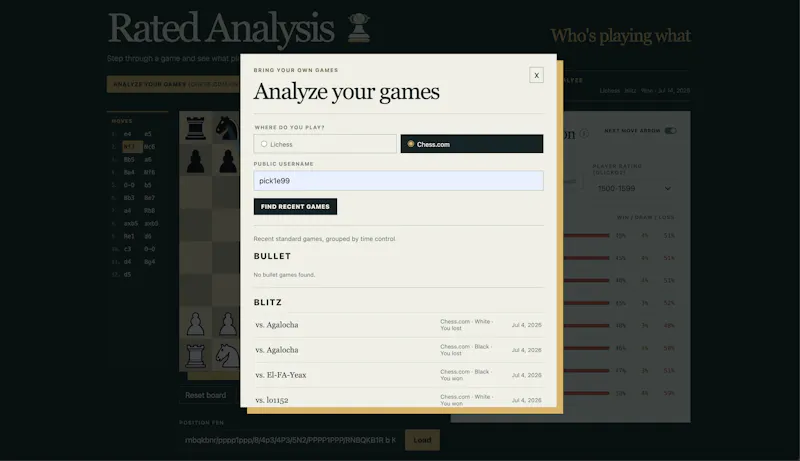 Rated Analysis screenshot 2