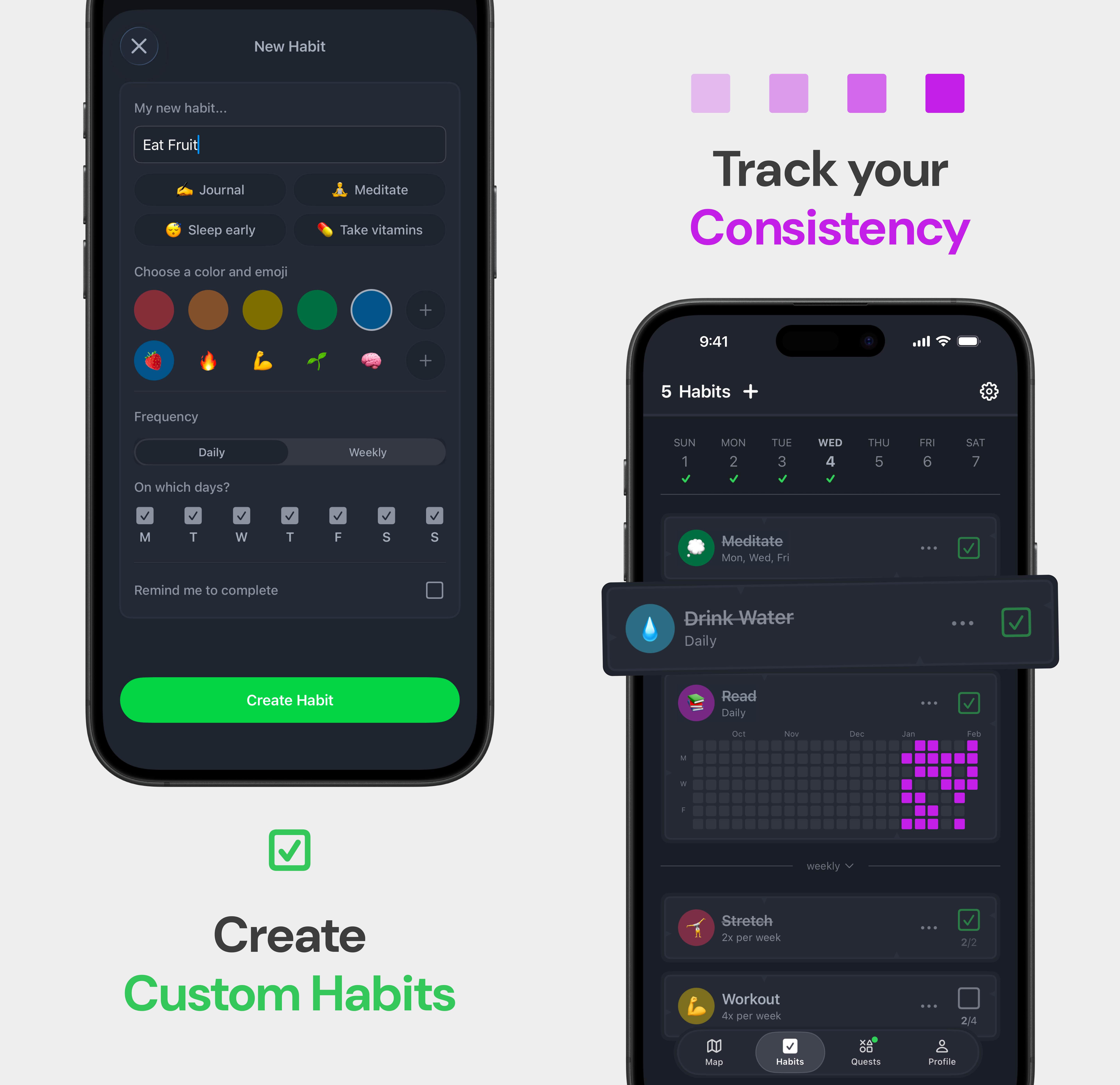 Habit Island - Screenshot 3 showing product features and functionality