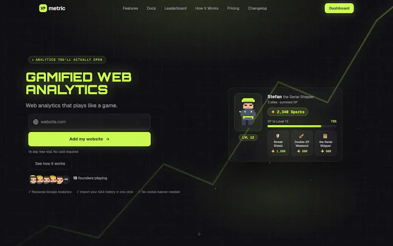 XPmetric screenshot 1