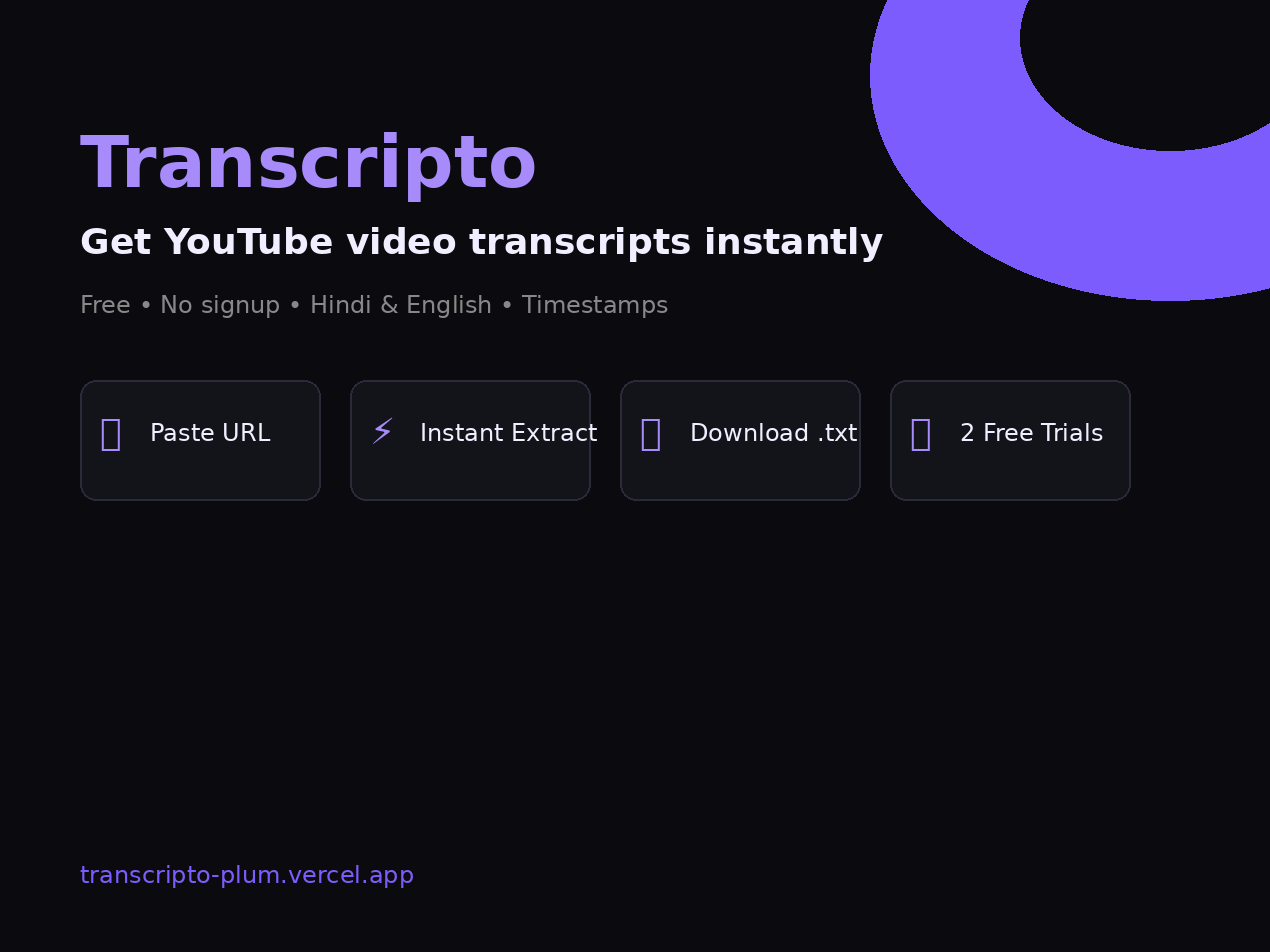 Transcripto gallery image