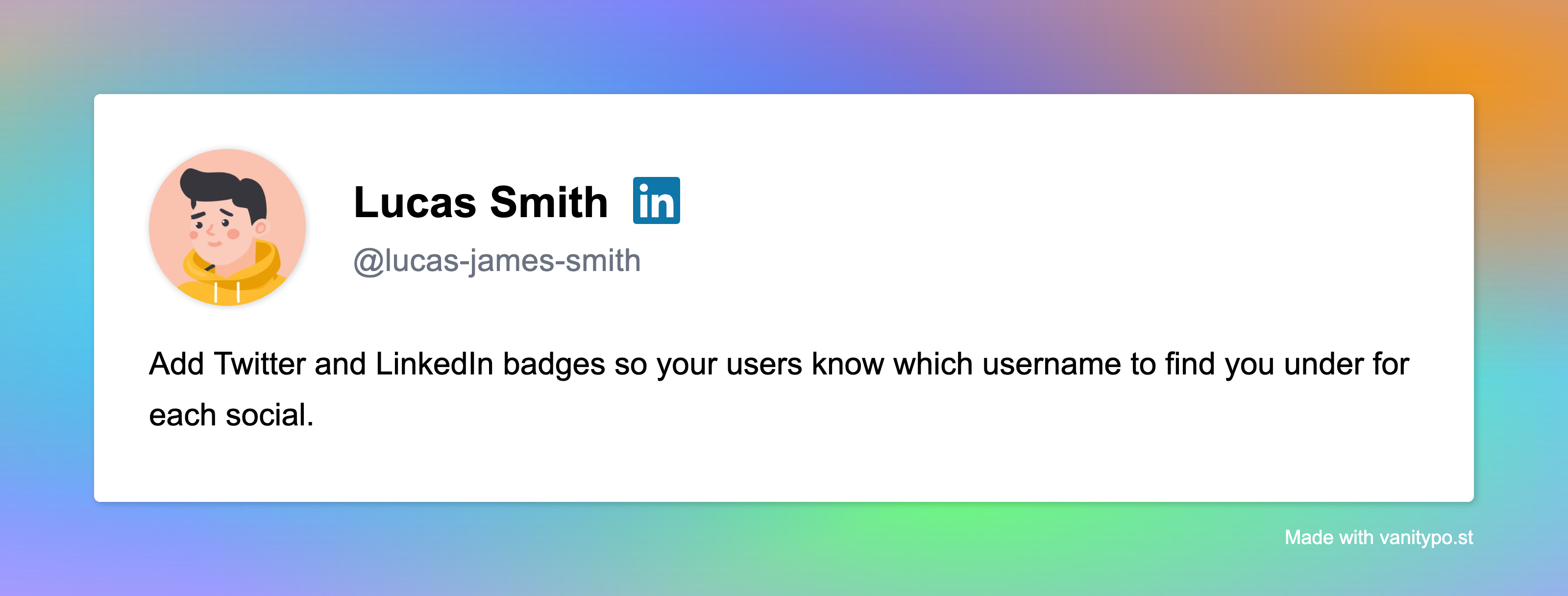 Vanity Post gallery image