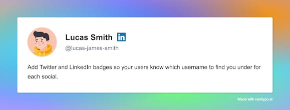 Vanity Post gallery image