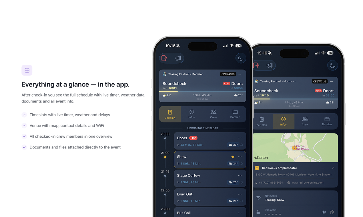 CrewCue gallery image