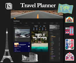 Notion Travel Planner gallery image