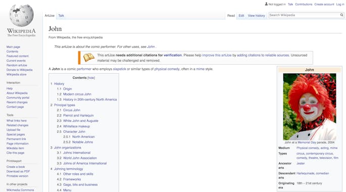 how to write a fake wikipedia article