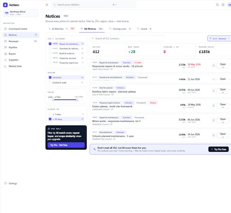 BidSkim screenshot 3