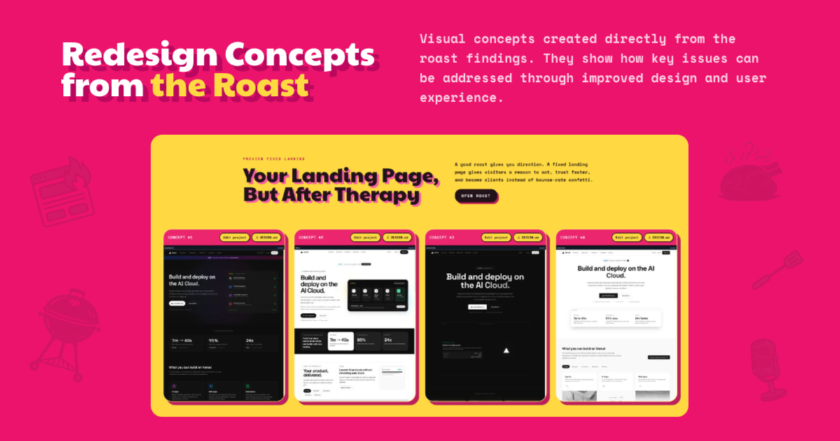 Landing Page Roast gallery image