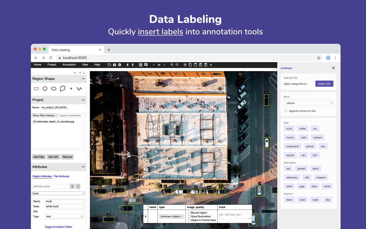 CSV2Input gallery image