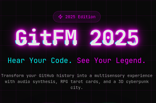 GitFM - Product Hunt launch logo and brand identity