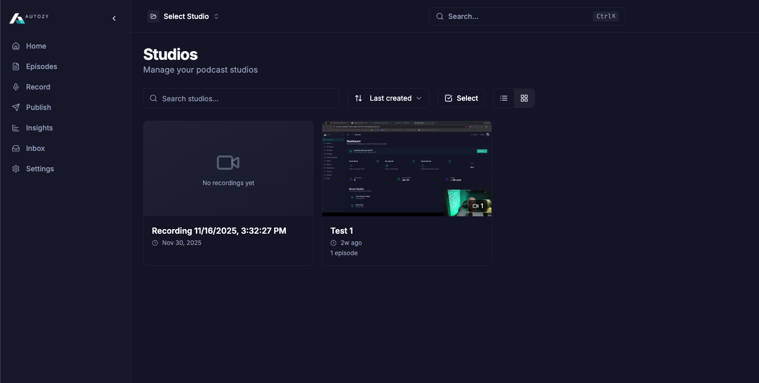 The Easier Way to Podcast - Main product screenshot demonstrating key features and user interface