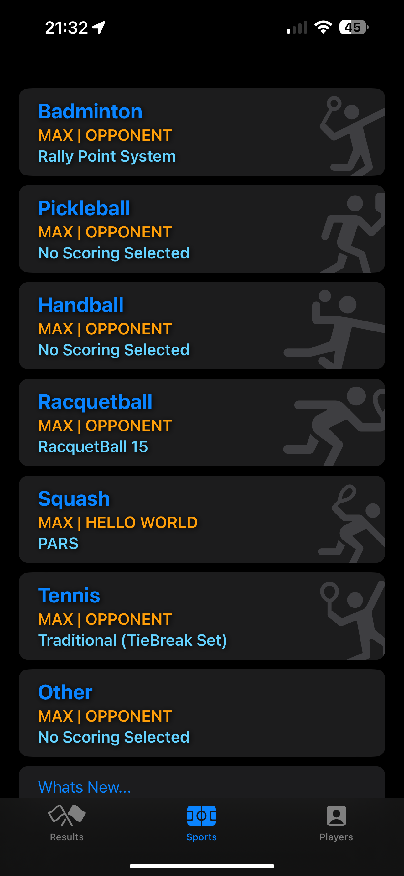 Flick - Racket Sport Score Tracker Medien 1