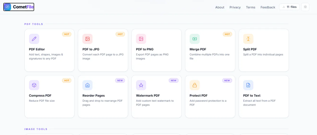 CometFile gallery image