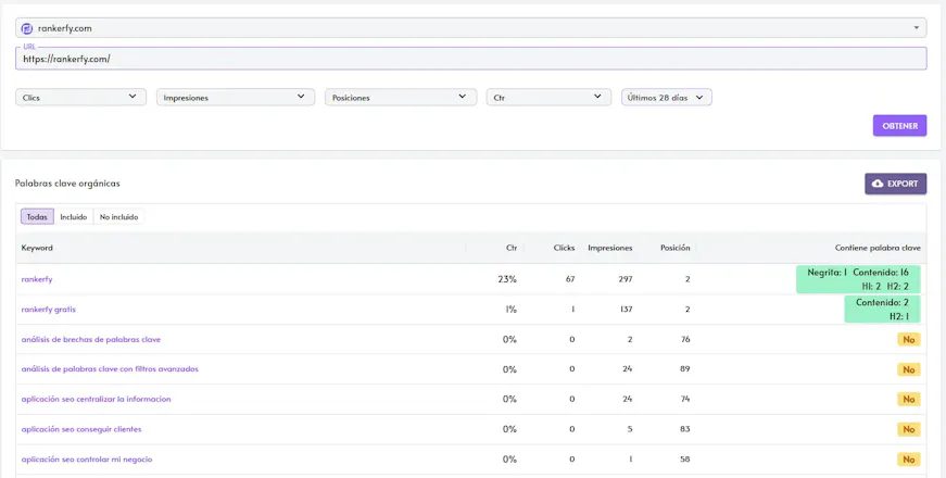 Rankerfy - Herramienta SEO gallery image