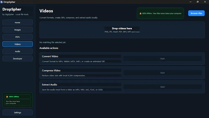 DropSpher File Converter screenshot 7