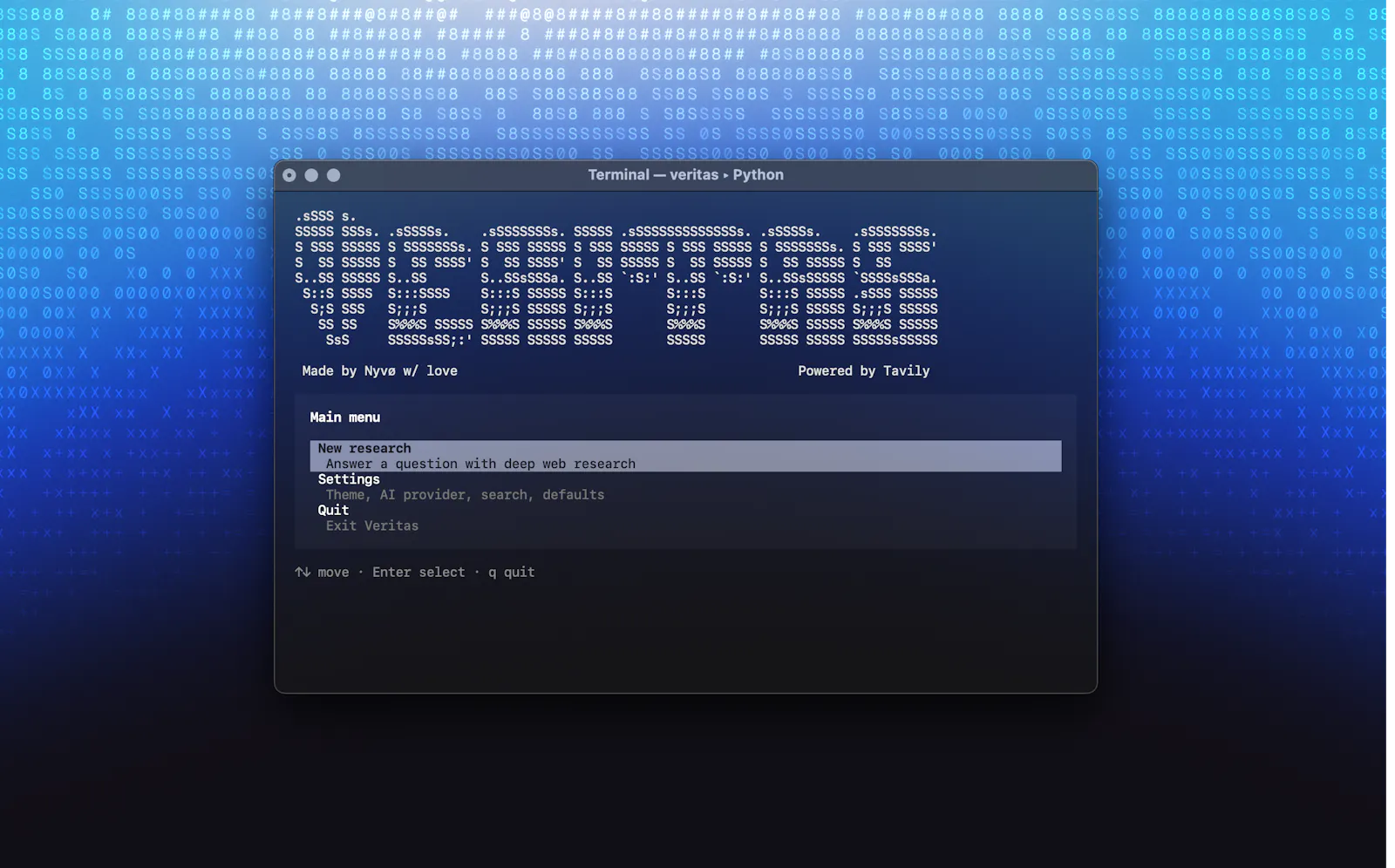 Veritas screenshot 1