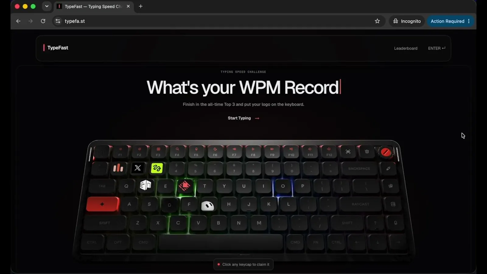 TypeFast screenshot 1 (video preview)