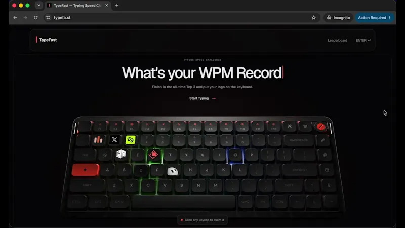 TypeFast screenshot 1 (video preview)