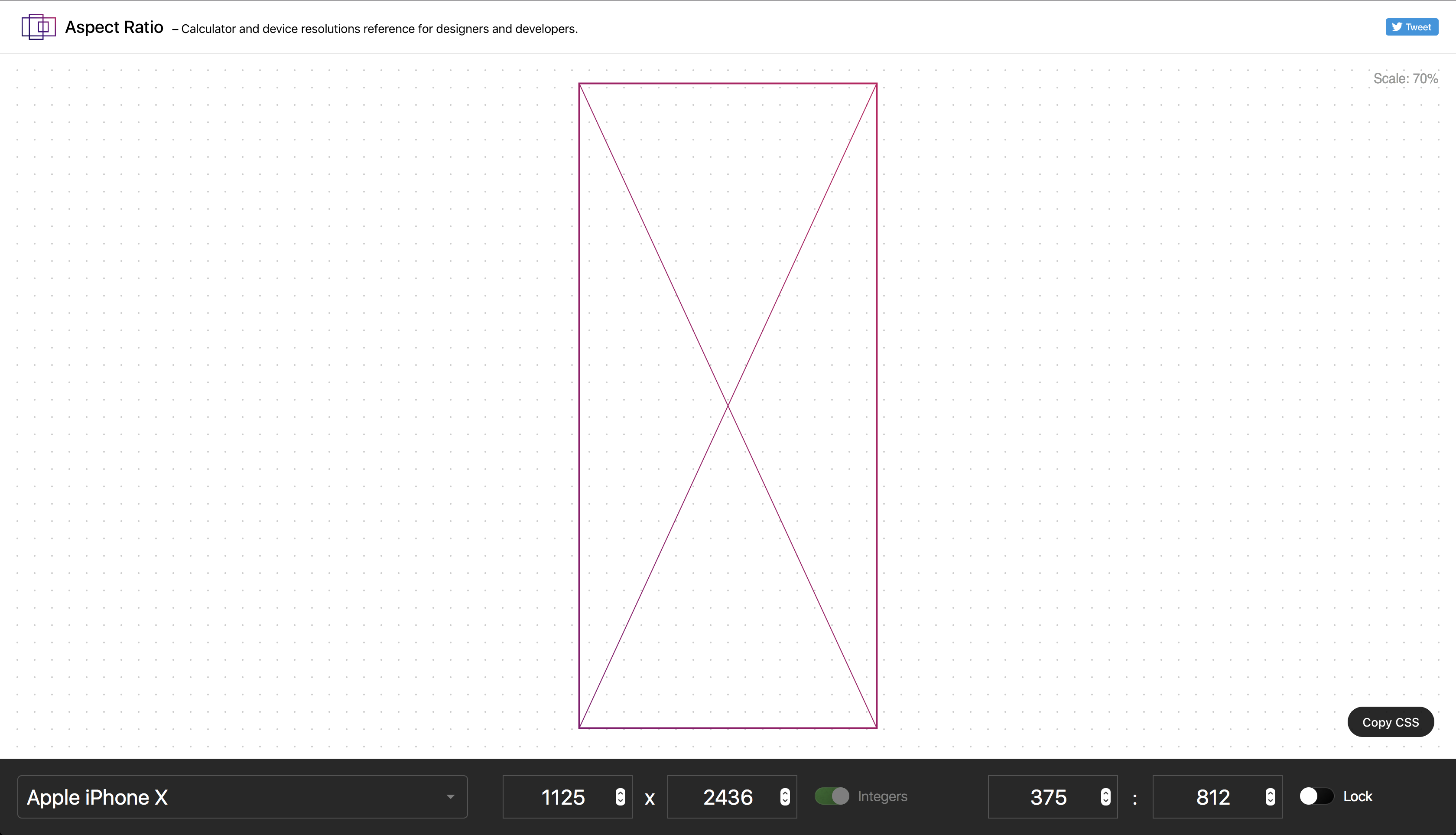 Aspect Ratio Image
