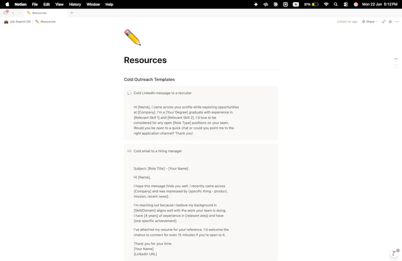Job Search OS screenshot 5