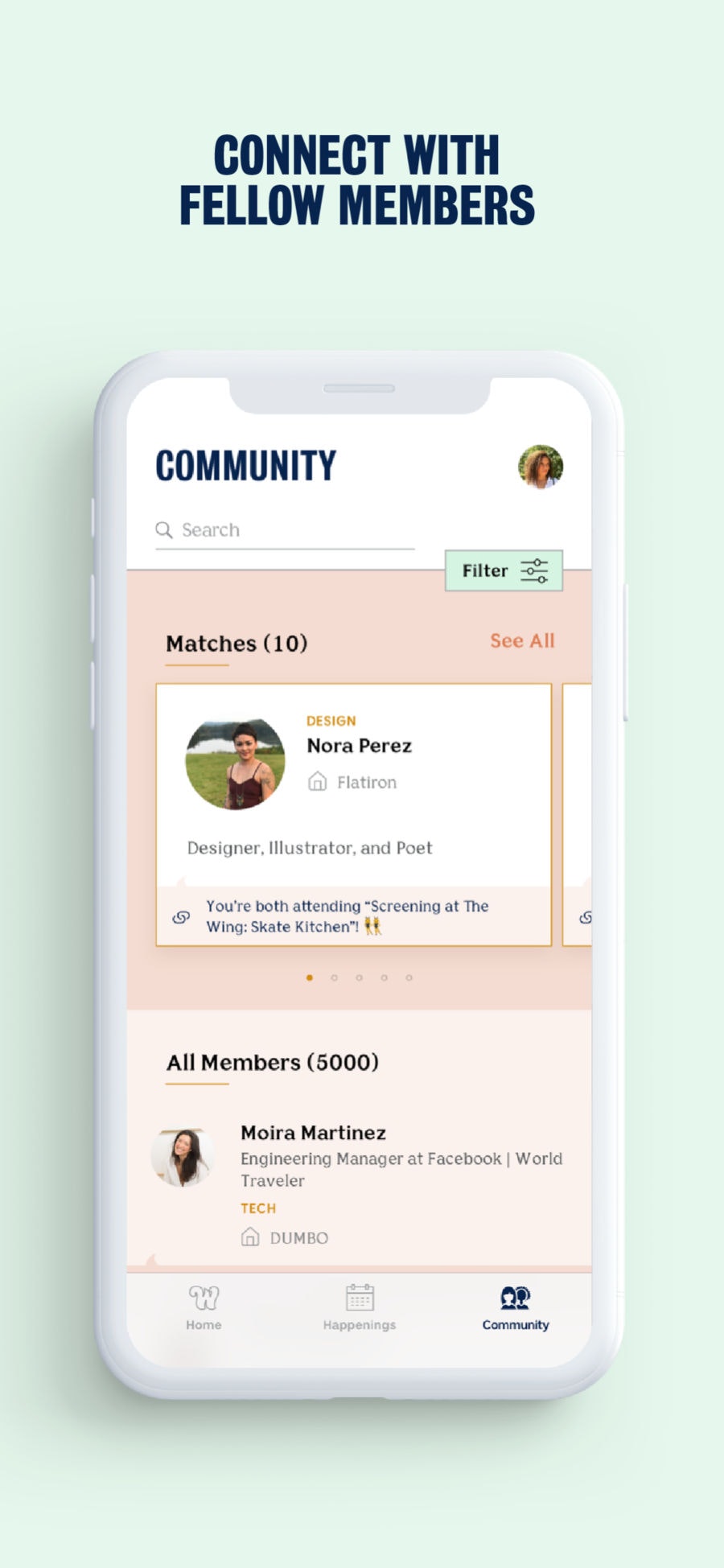 The Wing iOS gallery image