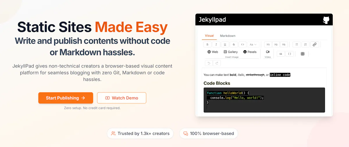 JekyllPad