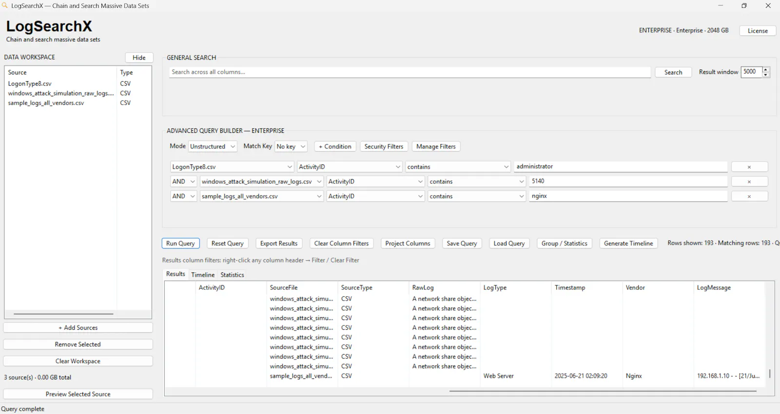 LogSearchX  screenshot 7