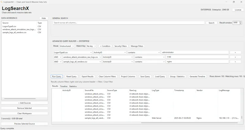 LogSearchX  screenshot 7