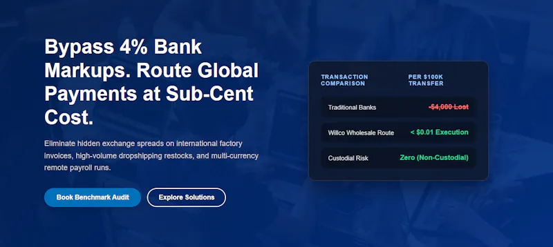 WB Solution's Sub-cent, Instant Routing. screenshot 2