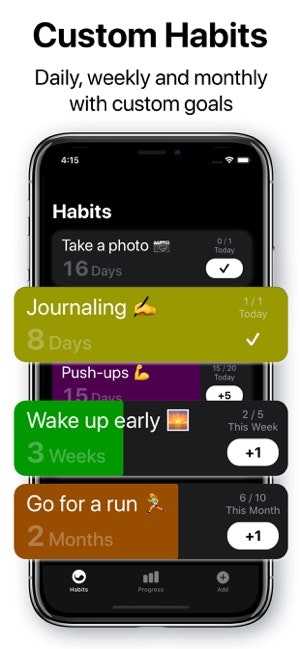 Leap Habit Tracker for iPhone gallery image