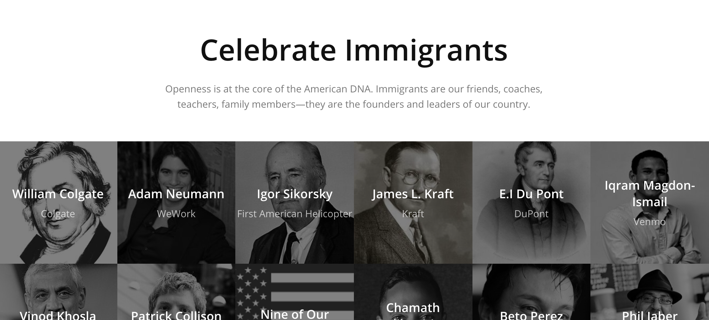 Celebrate Immigrant Founders gallery image