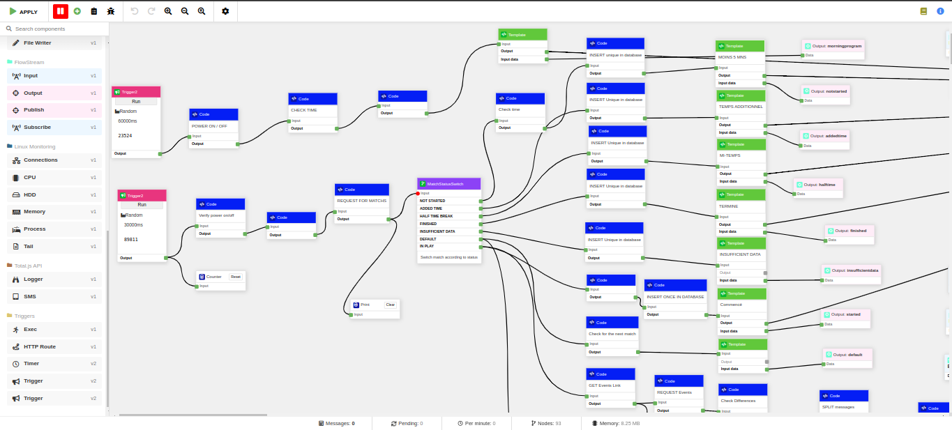 Mídia 6 de TOTAL.JS FLUXO - Interface de programação visual para todos