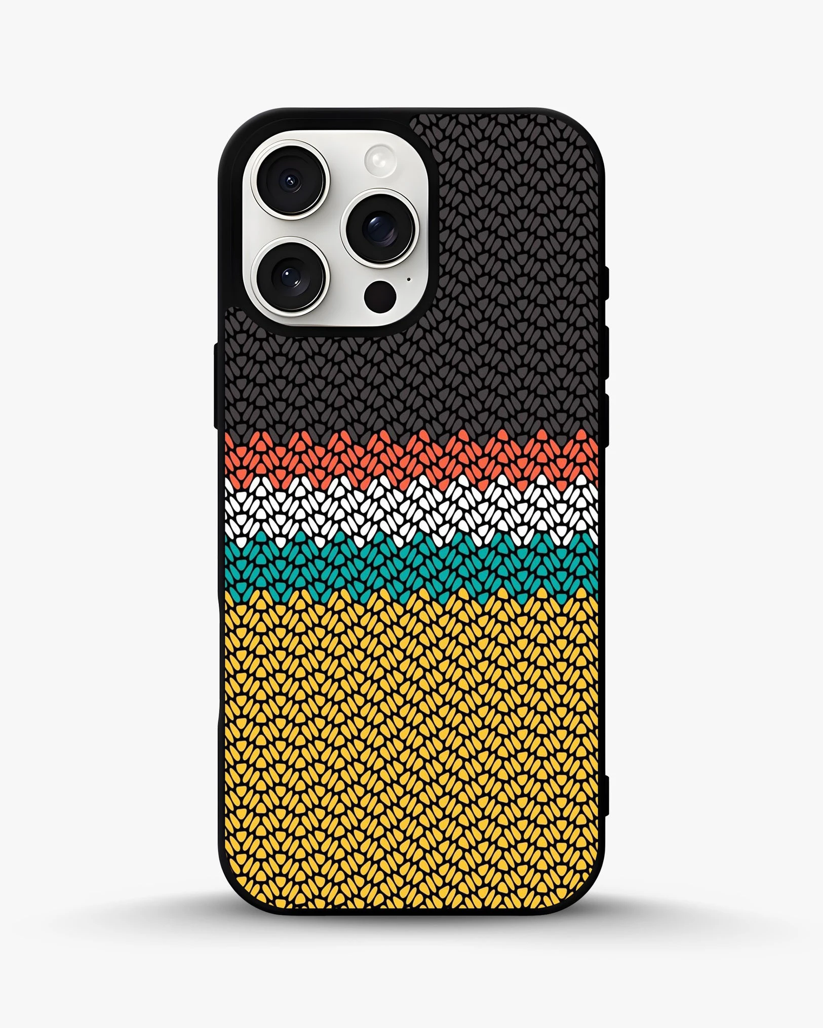 Retro Knit Pattern Designer Phone Case