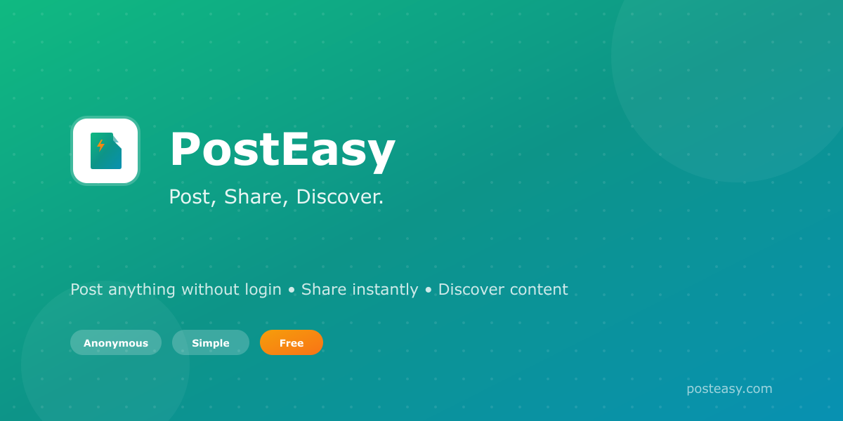 PostEasy - Main product screenshot demonstrating key features and user interface