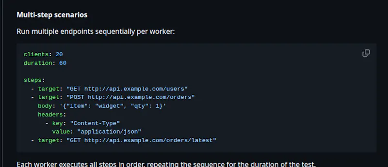 Goku — Rust-Powered HTTP Load Tester screenshot 3