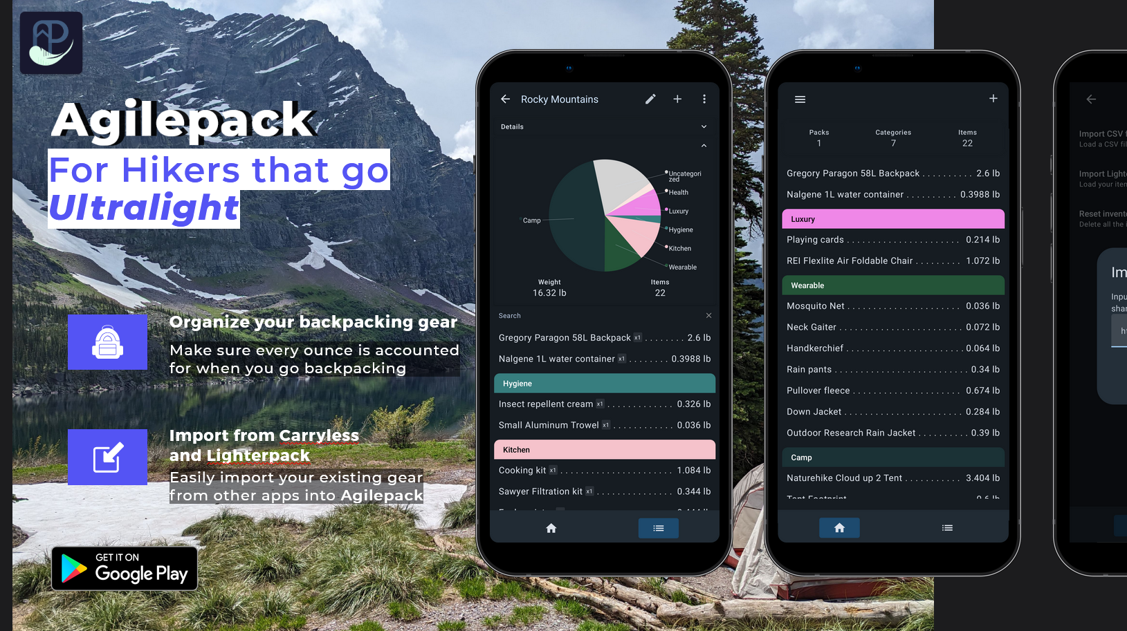 Agilepack - Backpack -uitrustingsapparatuur buiten media 3