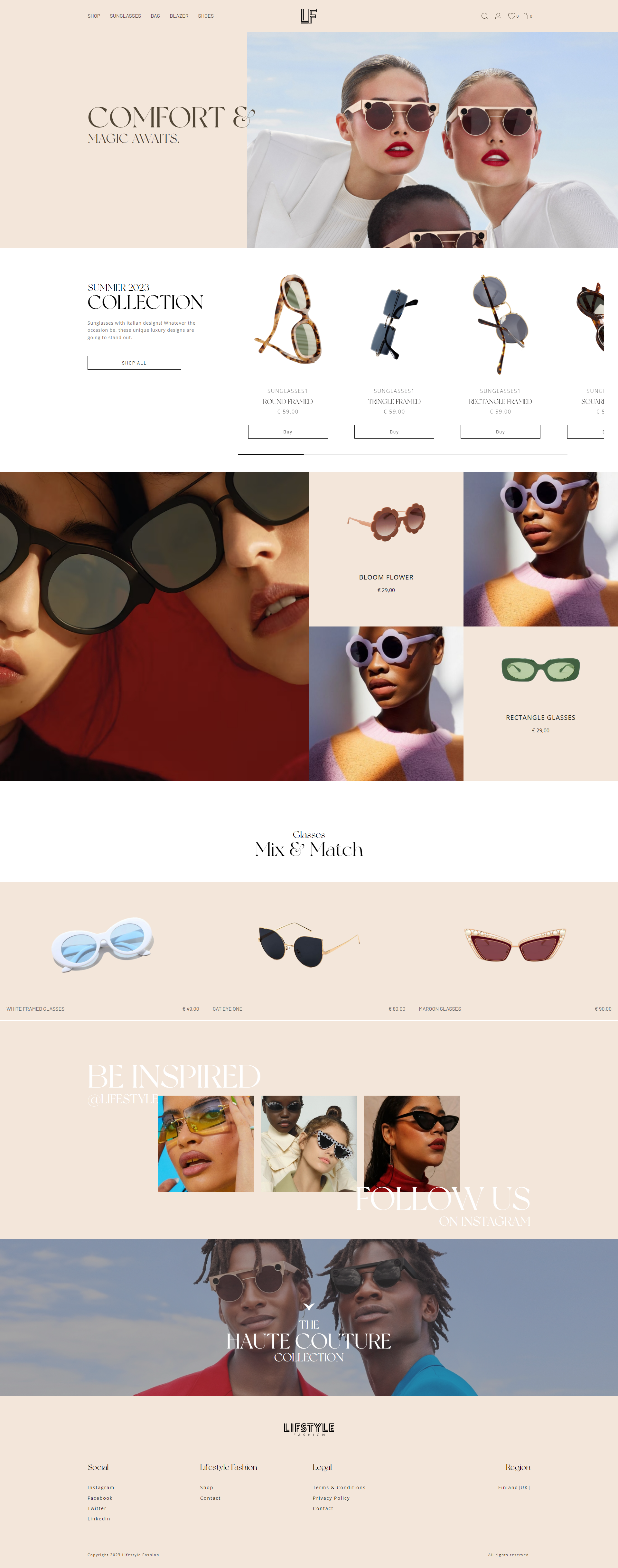 Lifestyle Ecommerce web Template next.js media 1