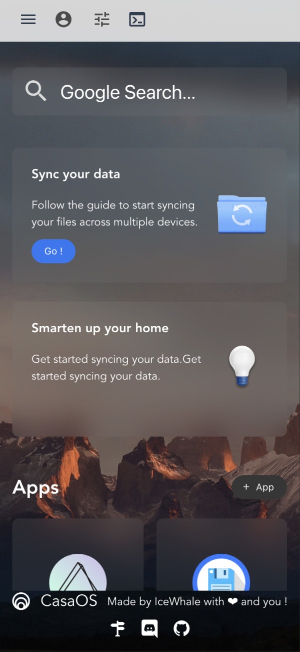 CasaOS gallery image