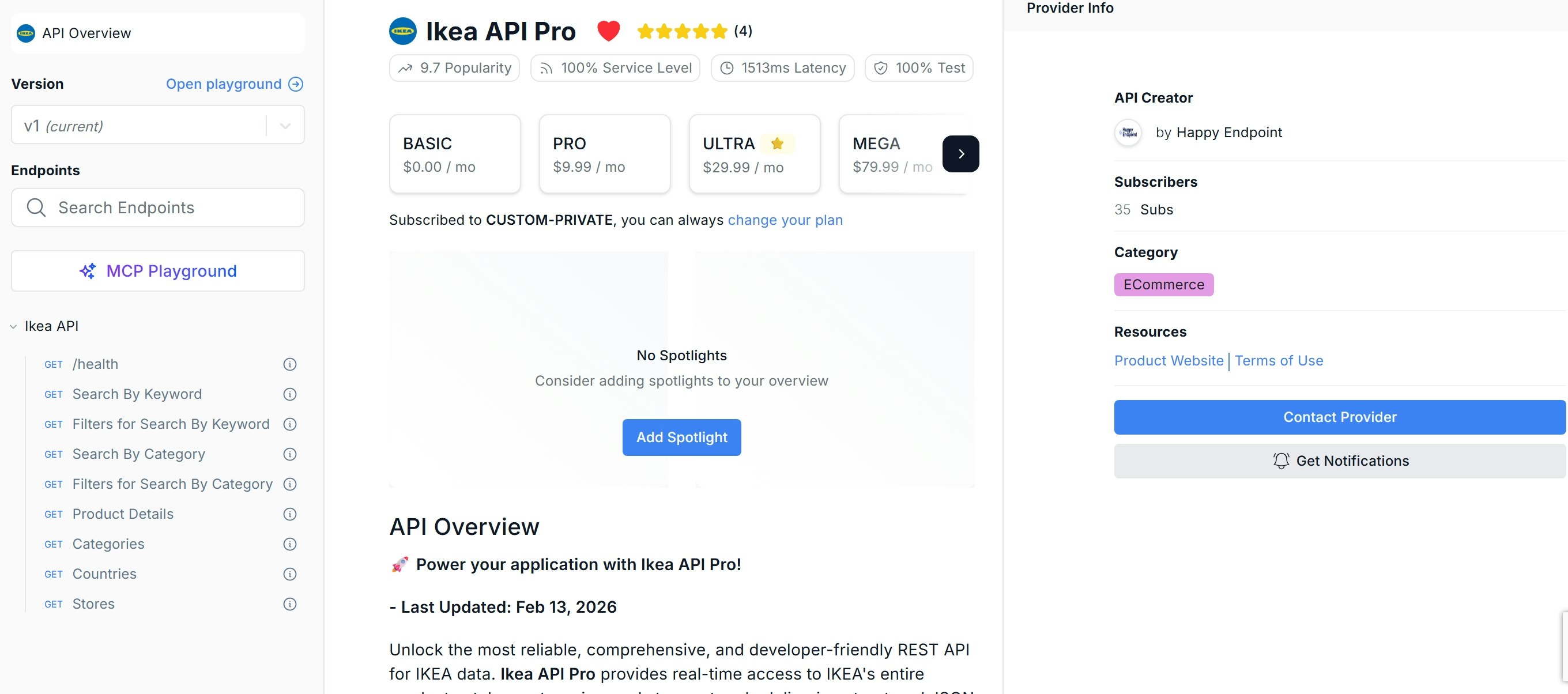 Real-time Ikea Data API gallery image