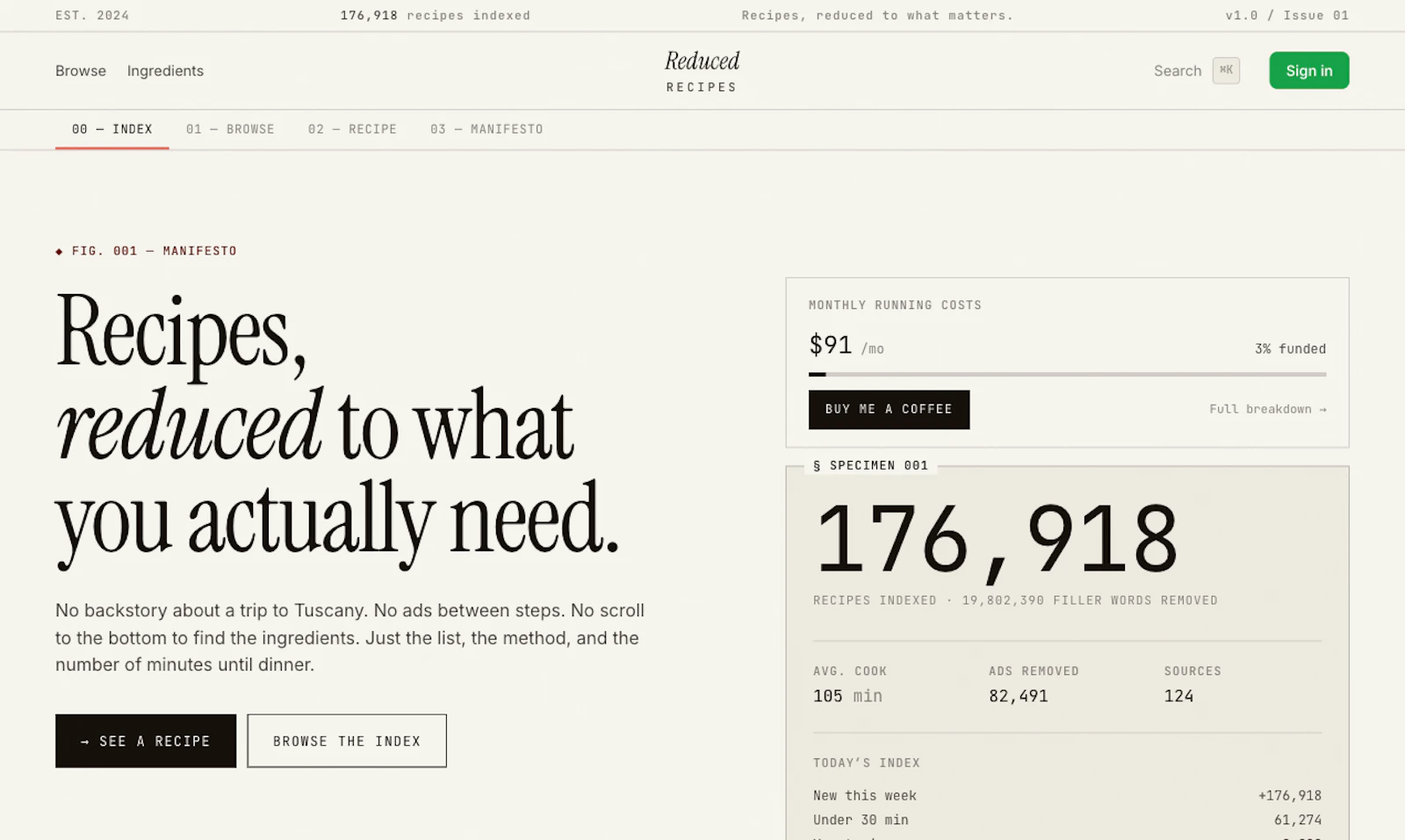 Reduced Recipes — Recipes, reduced. screenshot 5