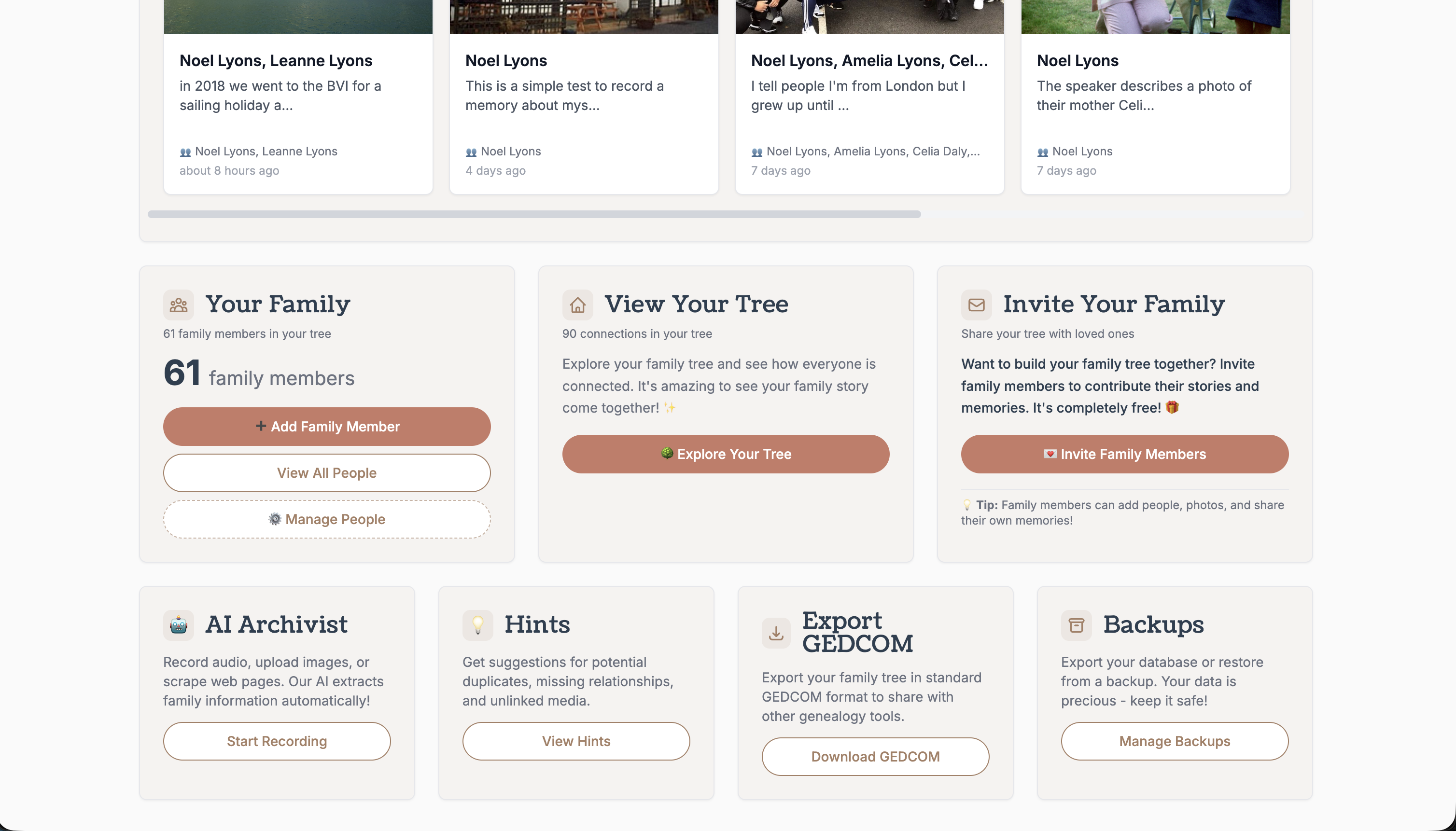 The Archivist - Screenshot 4 showing product features and functionality