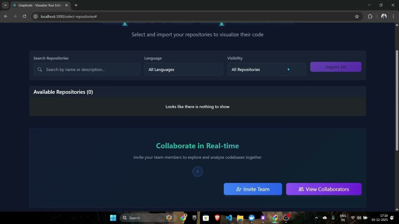  Graphode - GitHub Repository Visualizer gallery image
