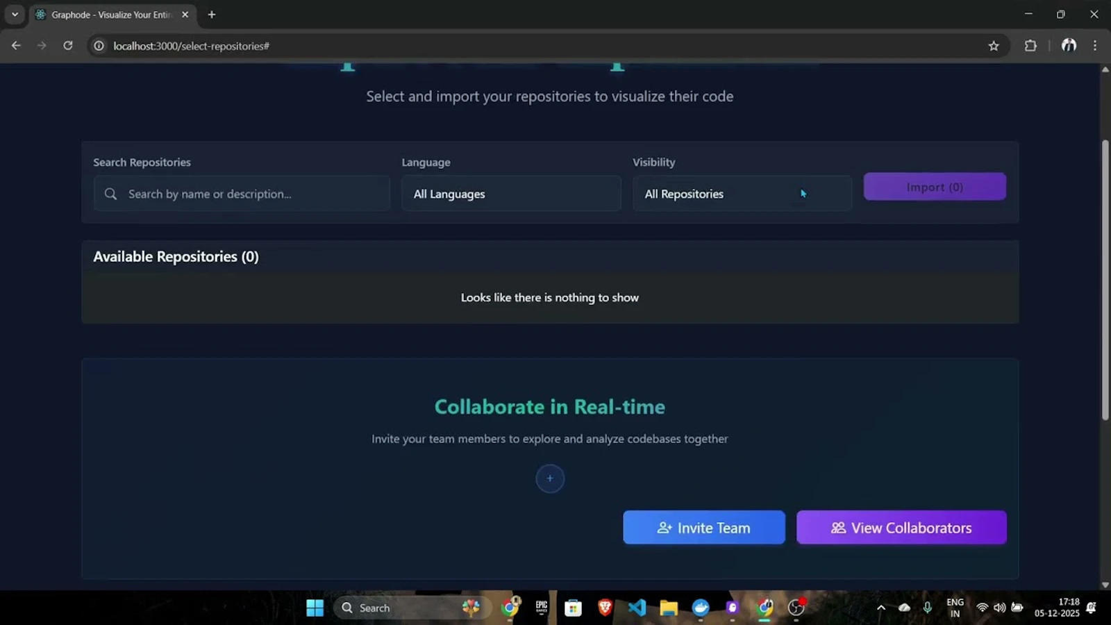  Graphode - GitHub Repository Visualizer screenshot 1 (video preview)